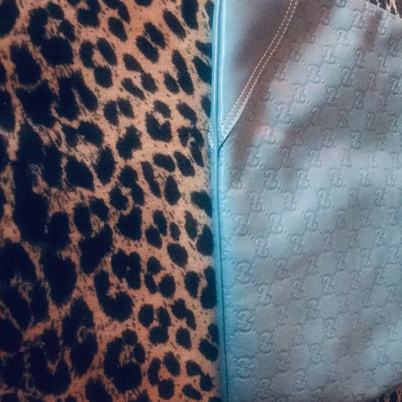 Gucci Guccisimo Leather teal blue hobo bag - Picture 3 of 4